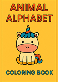 Animal Alphabet Tracing and Coloring Book